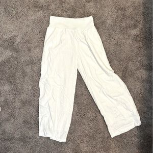 Vici Linen White Pants